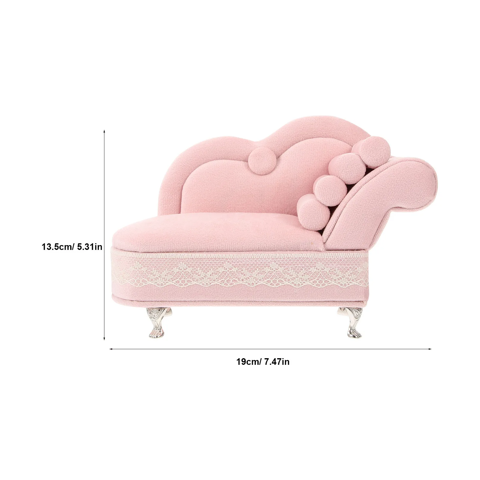 Sofa Furniture Miniature Micro Landscape DIY Gift Choice Special Days Birthday Christmas New Year Decorative Jewelry Storage