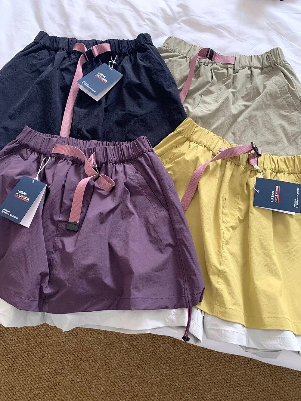 

plus Size Outdoor Women's High Waist A-Line Skirt Pants Quick Dry Short Cycling Sport Spring Summer Half Body Skirt Pants
