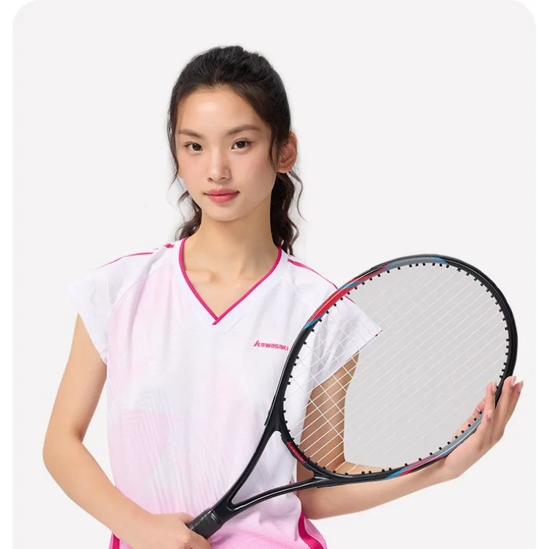 

Теннисные ракетки Высокопрочная теннисная ракетка из углеродного волокна 19*20 Струнный узор Регулируемый вес для игроков развлечений
