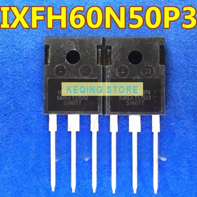 10PCS Used+Not NEW+Send after Measure IXFH60N50P3 60N50P3 TO-247 60A 500V FET, imported with original original characters