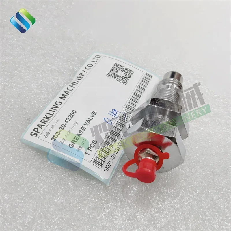 Válvula de grasa 203-30-42260 de los recambios 2033042260 del excavador de SKGM 203-30-42260 PC100 PC60