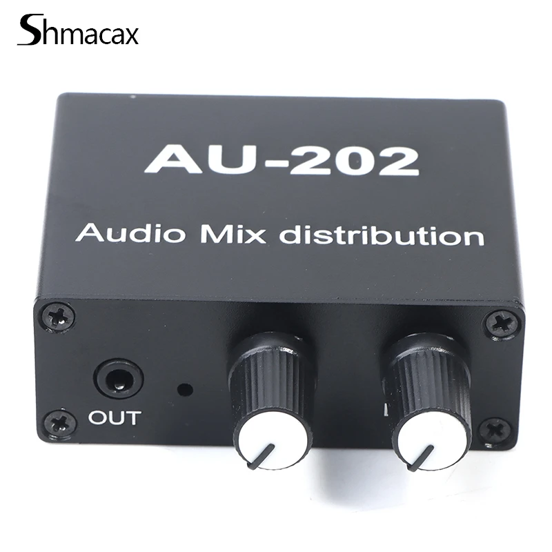 

Внешний усилитель громкости для наушников, с 2 входами