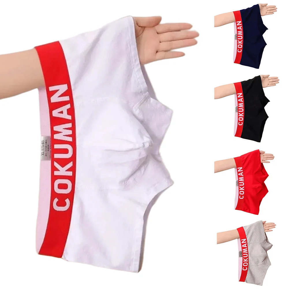 بوكسر رياضي من القطن الناعم يسمح بمرور الهواء للأنشطة الرياضية 90 قطن 10 ألياف لدنة ملابس داخلية جديدة بوكسر كلاسيكي