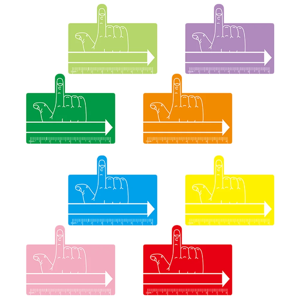 8 Pcs Strip Handwriting Tool Bookmark Child Tracker Reading Pointers Abs Dyslexia Supplies