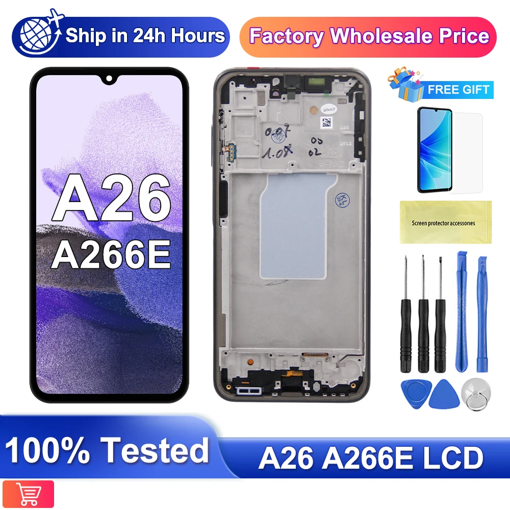 Écran LCD Super AMOLED pour Samsung Galaxy A26 5G SM-A266E Avis complet et guide d’installation