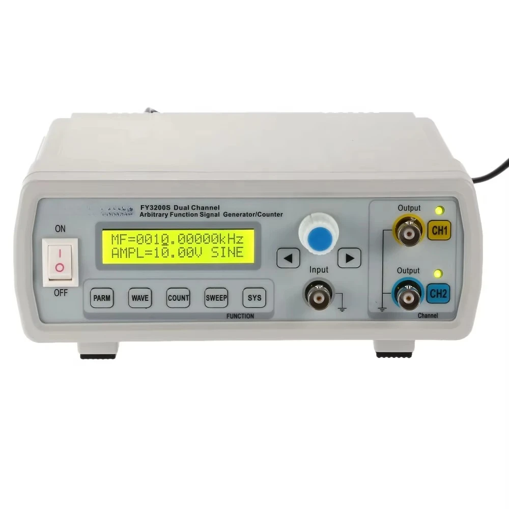 Digital DDS Function Generator Dual-channel 12Bits 250MSa/s Sine Wave 24MHz signal Generator Module FY3200S