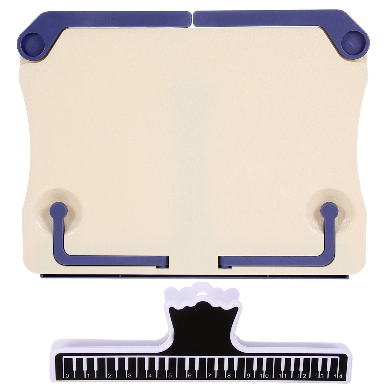

Foldable Desktop Music Sheet Stand Reading Book Holder Adjustable Angle Holder for Home Office Use Music Sheet Stand