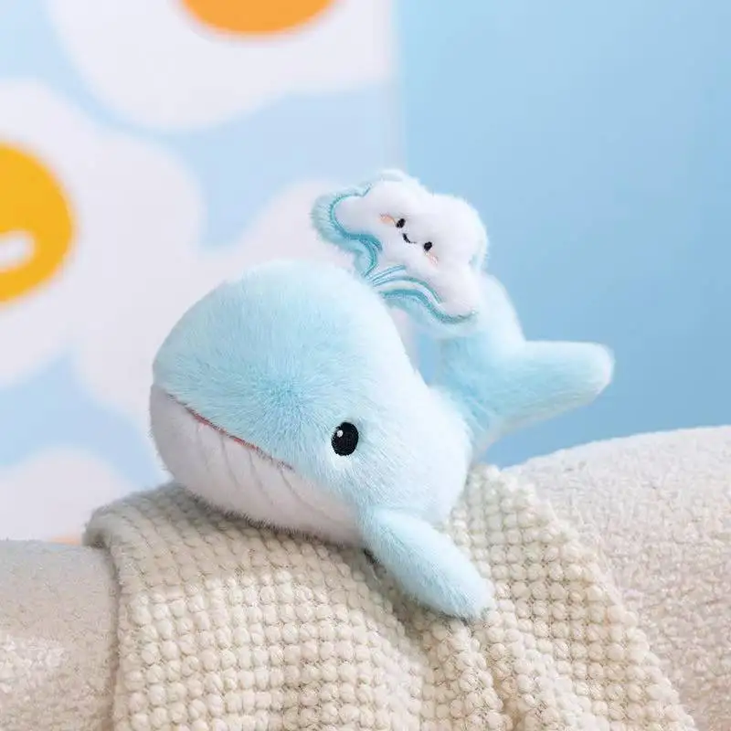 Latest Marine Animal Blue Whale Spotted Whale Doll Kawaii Stuffed Plush Toy Doll Cartoon Anime Festival Fun Gift Christmas