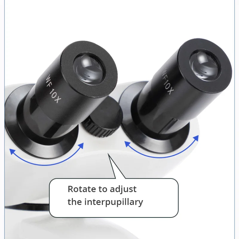 Imagem -05 - Zoom 40x6000x Microscópio Biológico Binocular hd Microscópio Estudante de Laboratório com Luz Led Polegadas Sreen e Wf10x 50x Ocular
