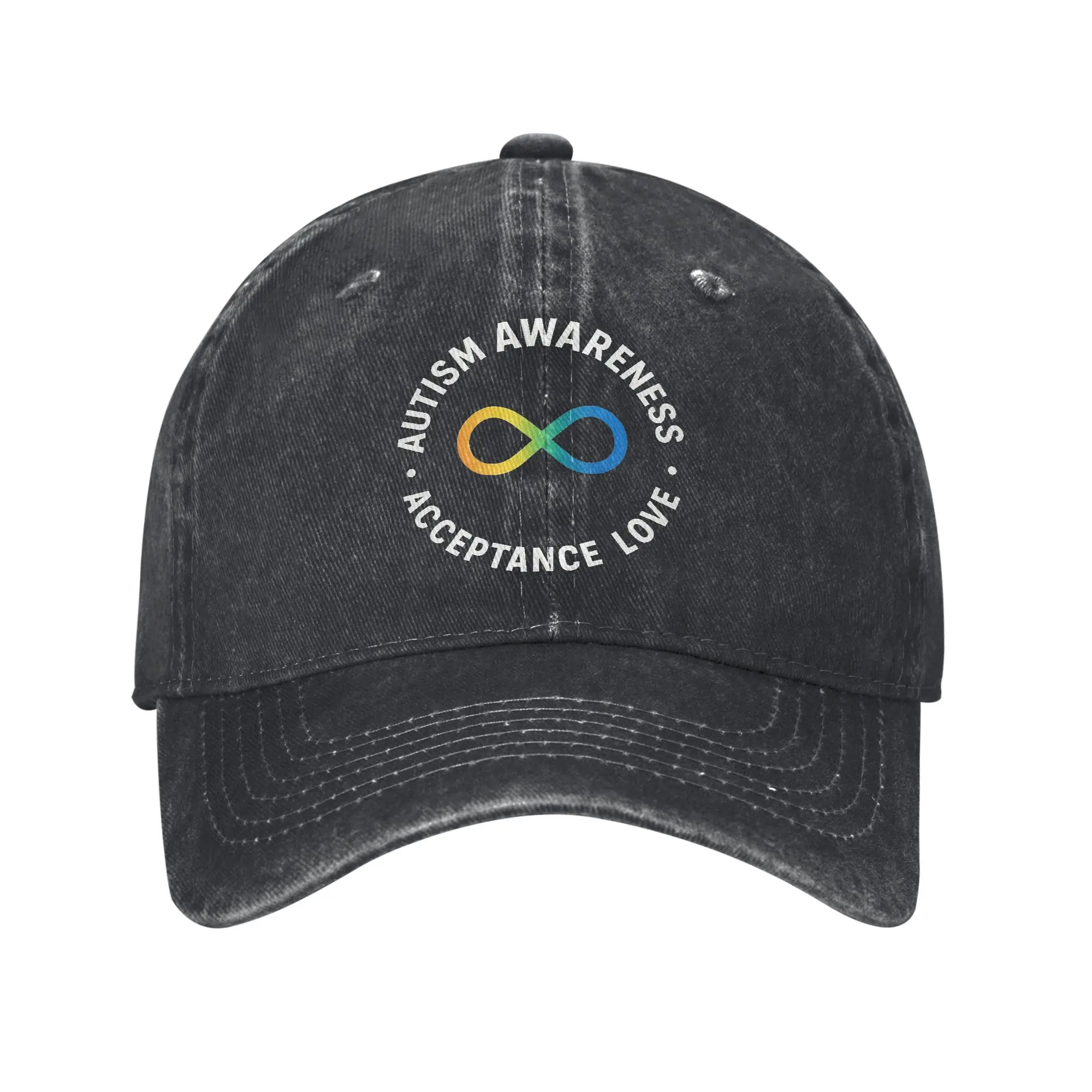 Men Women Autism Awareness Respect Love Support  Cap Merch Baseball Cap Vintage  Trucker Hat Adjustable