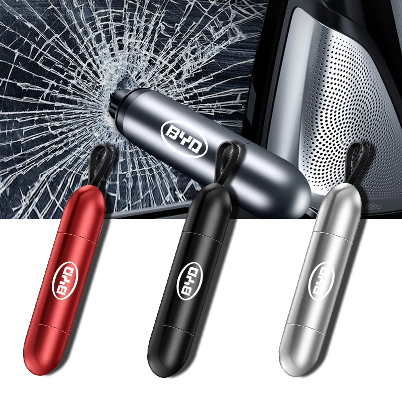 

for BYD Atto 3 Act 3 Tang F3 E6 Dmi Yuan Plus Song Plus Ev F0 F3 Qin Pro Car Mini Security Safety Emergency Hammer Glass Breaker