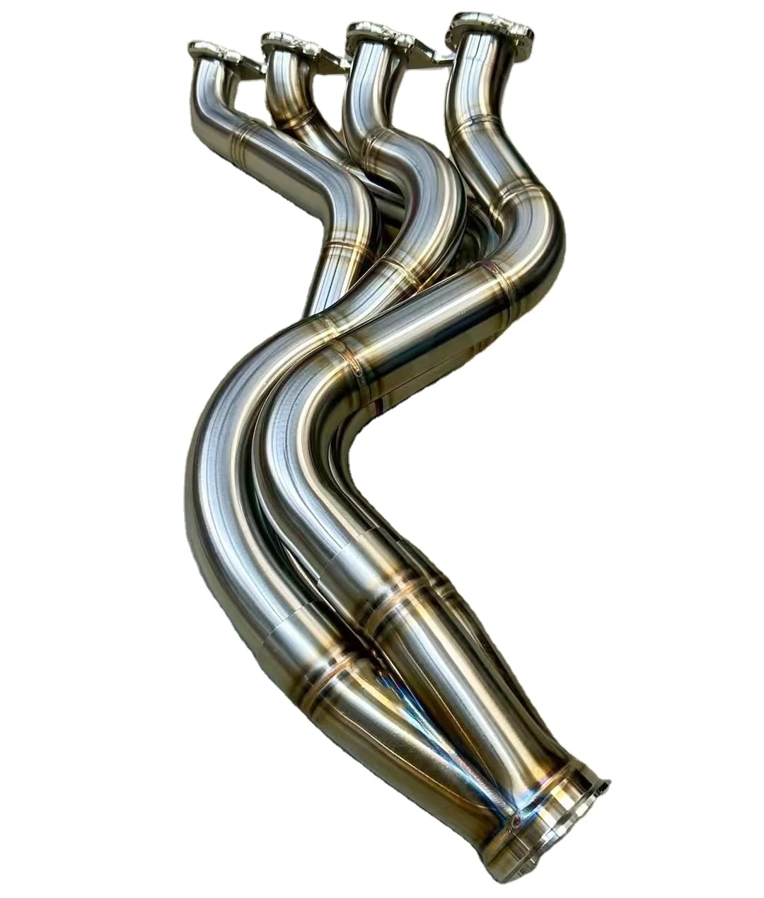 

STLFHigh Performance Exhaust Pipe Manifold Swap Header Free Flow Exhaust Downpipe Welding Stainless Steel Racing Exhaust Pipe He