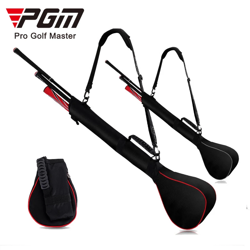 

PGM Direct Golf Gun Bag Foldable portable ball bag can hold 3 clubs bag ball bag