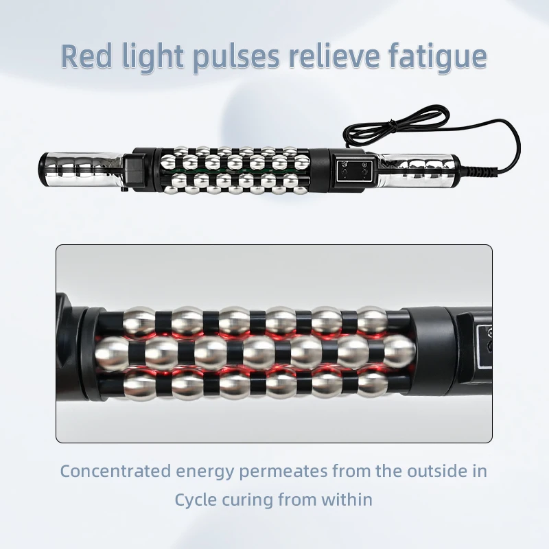 Rotating Slimming Shaper Red Lights Pulses Three Speed Adjustment Gears Relieve Fatigue Concentrated Energy Permeate in Cycle