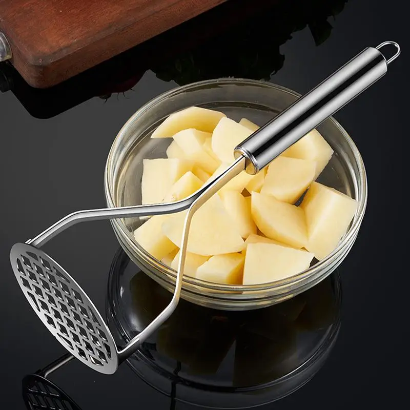 Stainless steel Potato Masher  Purple Sweet Potata Pumpkin Grater Makers Tools Masher Puree Manual Food Maker Ricers Acceesories