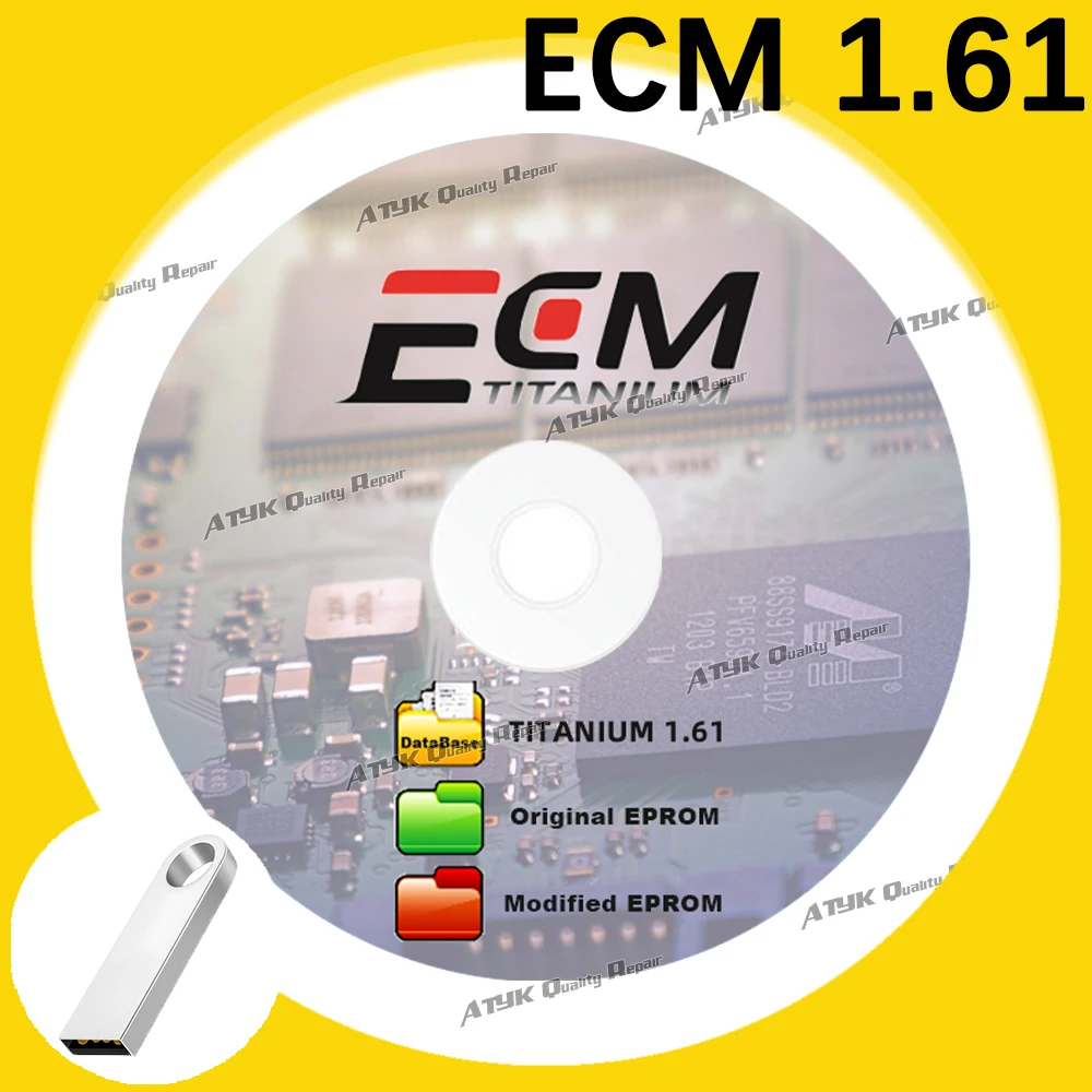 2024 Hot Sale Automobile Maintenance ECM Titanium V1.61 Diagnostic software 1.61 ECM Titanium Repair Tools tuning auto new vci