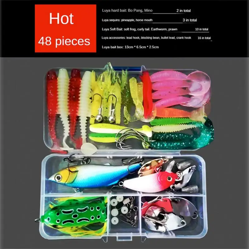 10PCS/Set Gold And Sliver Metal Jig Spoon Spinner Fishing Lure Wobbler Bait Set with Fishing Tackle Box Kit For Fishing