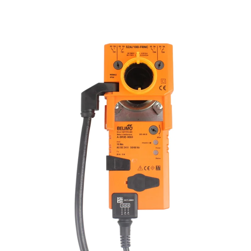 

belimo original fire & smoke electric actuator A-SR3E-0003 16Nm quick-action switch A-NR3E-0001 8Nm