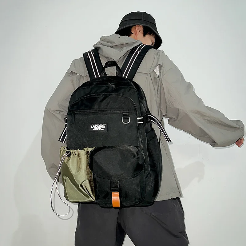 Trendy Large Capacity Backpack Fashion Shoulder Bag for High School Boys College Girls Laptop Bag 2025