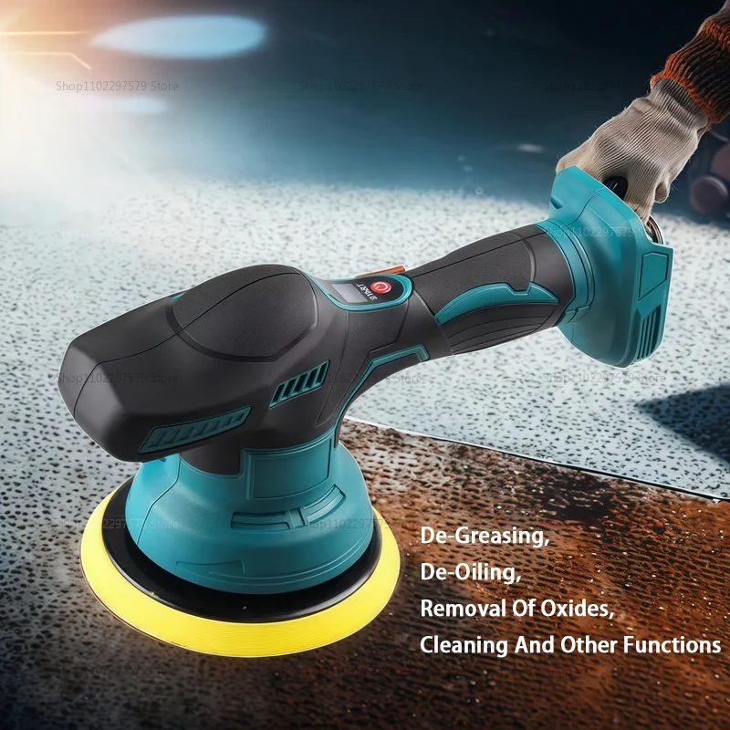Новый беспроводной автомобильный полировщик, 8 передач, регулируемый автоматический электрический восковой шлифовальный инструмент для уплотнения глазури, подходит для батареи Makita 18 В