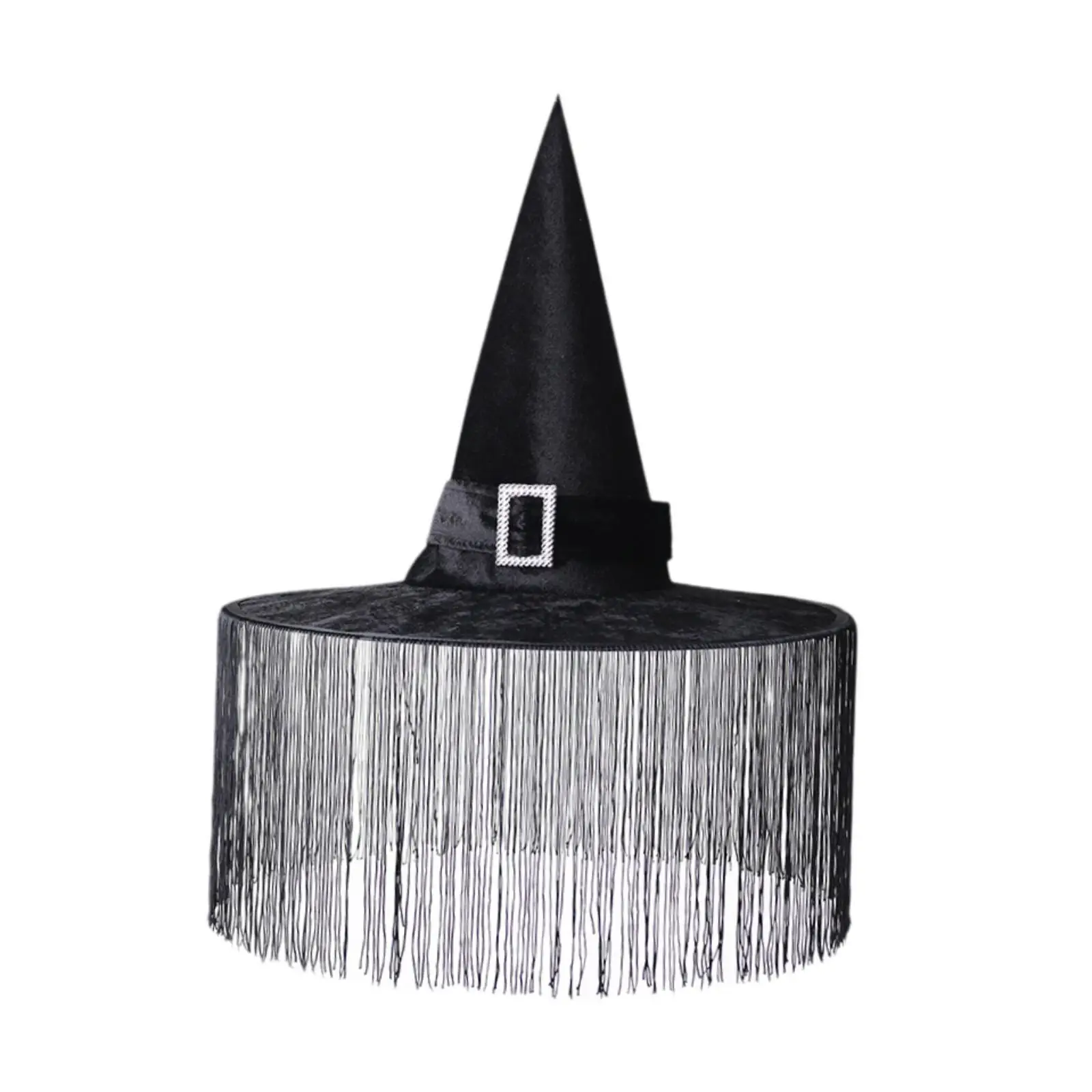 

Halloween Witch Hat Headgear Pointed Witch Cap for Cosplay Party Masquerade