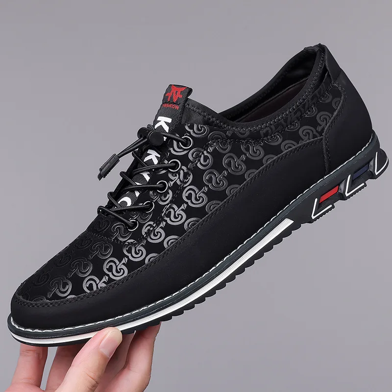 

Spring Autumn Printed Large Size 38-53 Casual Men's Sneakers Fashion Soft Sole Men Driving Shoes Designer Non-Slip Male Shoes