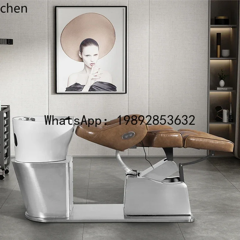 B1 Electric Lift Shampoo Bed Hair Salon Special Rotary Seat Semi-full Lying Flush Bed