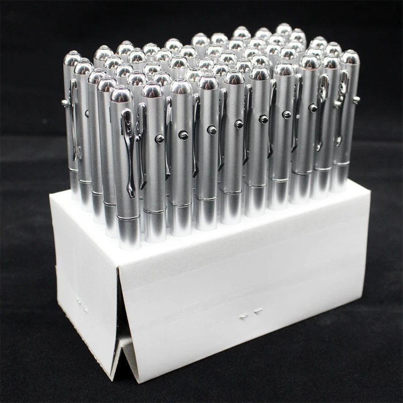 Bút bi kim loại có đèn LED UV Bút mực vô hình Bút bí mật thuật cho trẻ