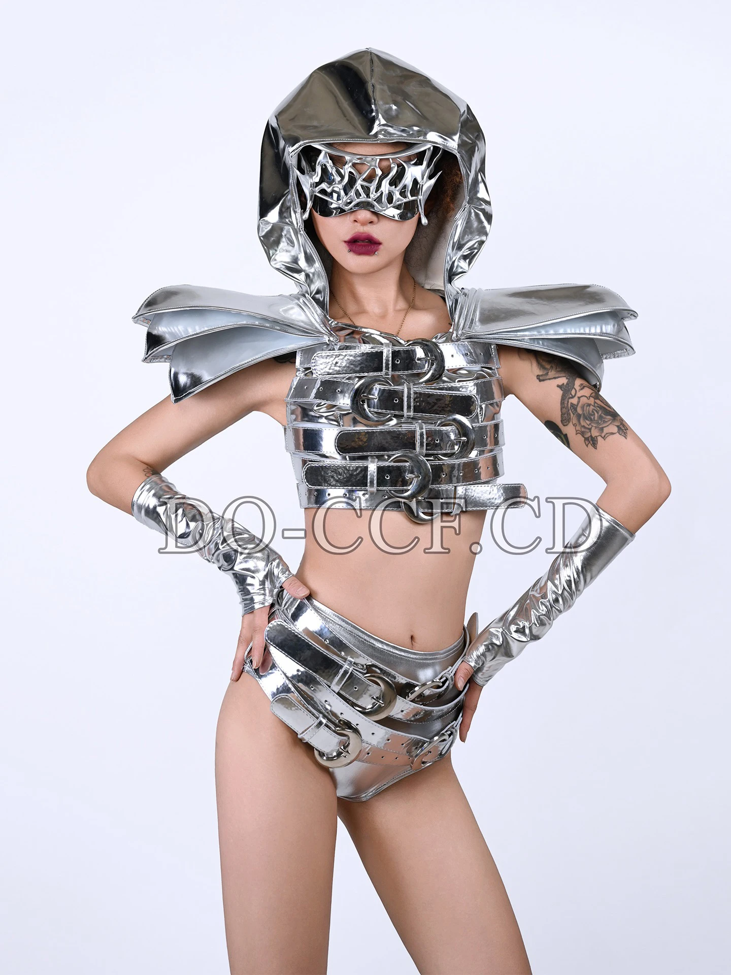 Kostium Sceniczny Tancerki Backup Gogo 2025 Grupy Klub Nocny Bar Dj Impreza Sukienka Damska Jazz Dance Drag Queen Strój Sceniczny DN21404