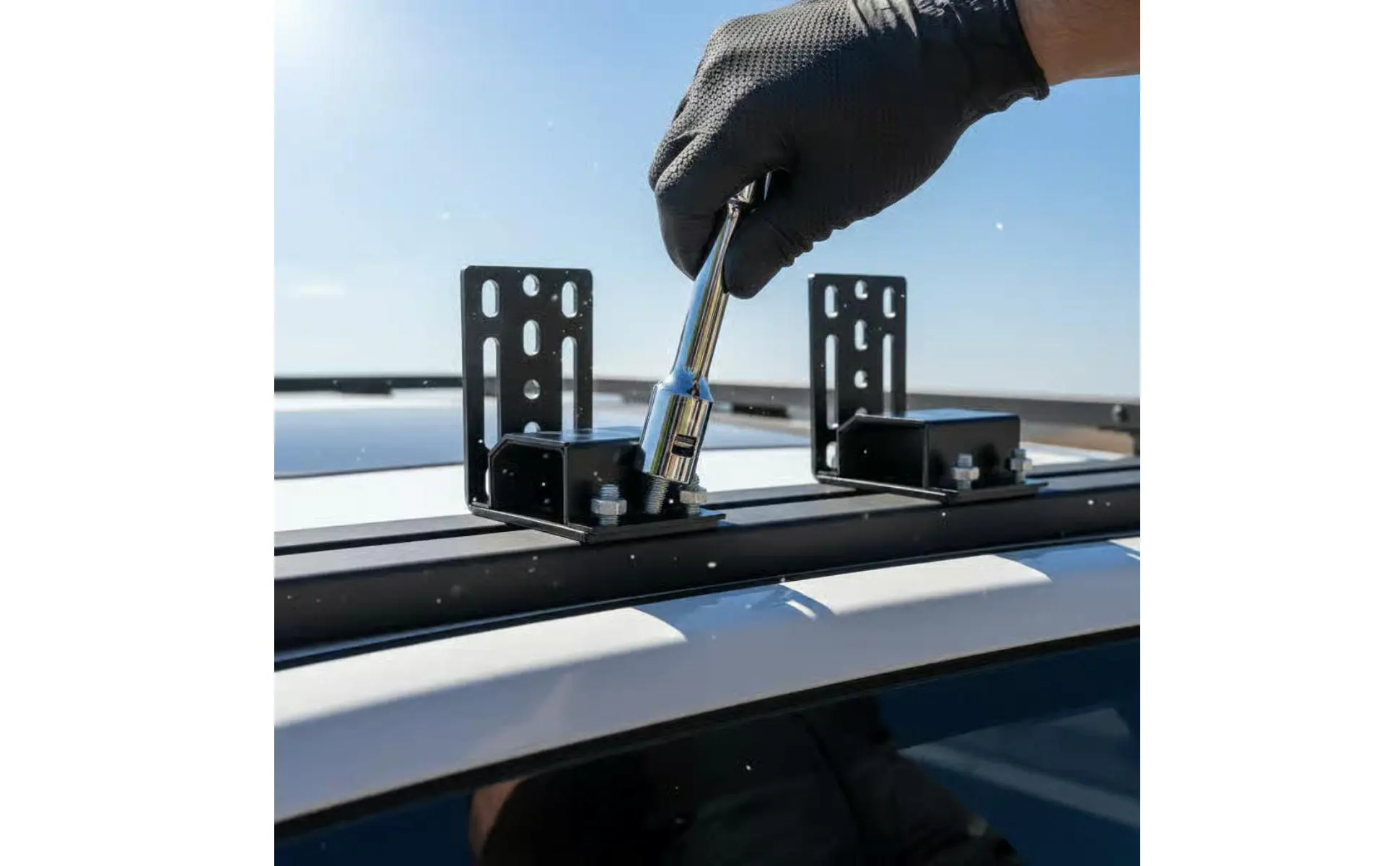 Awning Mounting Bracket Secure Hold Side Awning Holder Vehicle Accessory Easy to Install Rust Resistant for Camping, Overlanding