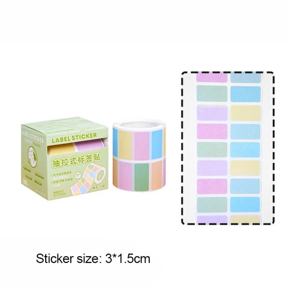 Transparent Pearl Pearlescent Sticky Tabs Back Full Adhesive Aesthetic Stationery Sticky Notes Writable Blank