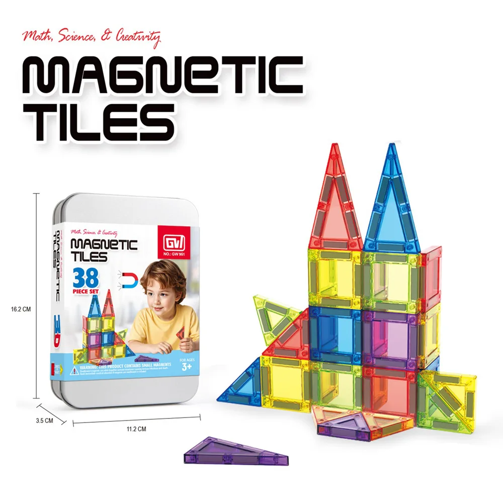 Mini Magnetische Stück Baustein Set MOC Technocal Pädagogische Montage DIY Ziegel Kind Konzentration Training Spielzeug Geschenke