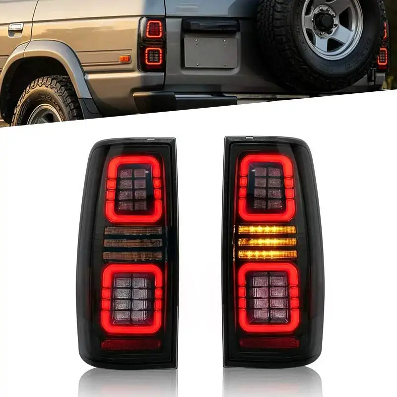 Suitable for Toyota Land Cruiser LC80 taillight assembly modification, LED driving lights, brake lights, turn signals