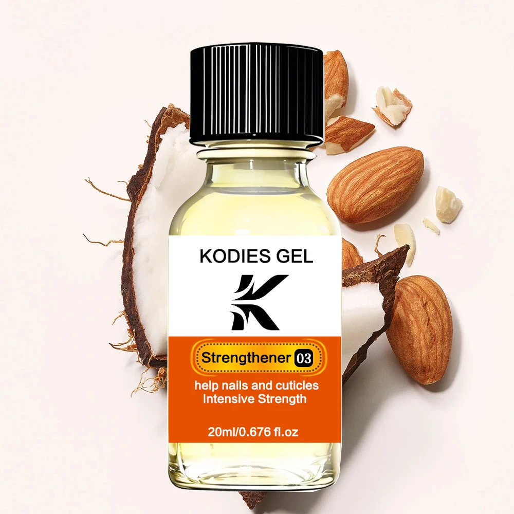 KODIES GEL huile pour cuticules traitement des ongles séchage rapide kératine enrichi renforcement des ongles tout pour la réparation de manucure ongles fins et doux
