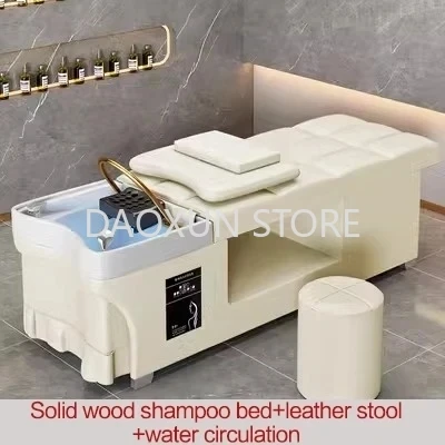 Water Circulation Shampo Chair Therapy Comfort Shower Head Massage Hair Wash Bed Lounge Silla Peluqueria Salon Furniture MQ50SC