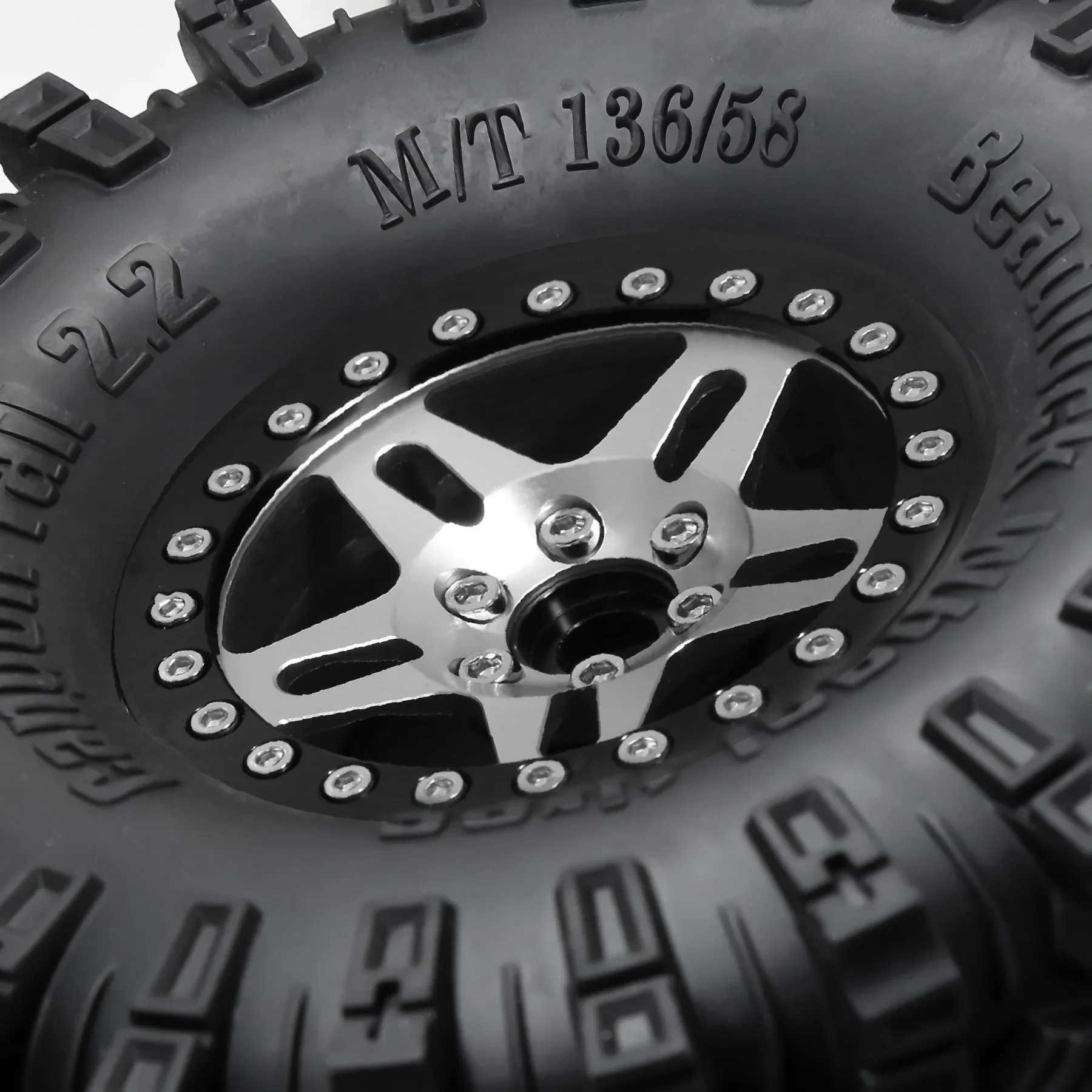 

2.2-inch Metal Lock Tire Hub for 1/10 1/8 Climbing Car SCX10 TRX4 RC Car Metal Upgrade OP Accessories Parts