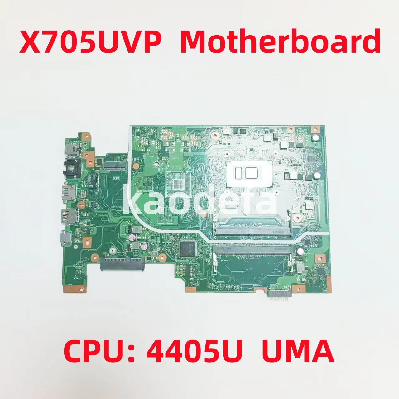 

X705UVP Материнская плата ASUS x705пароль X705UNR X705UBR X705UN X705UV X705UVP X705UQR материнская плата для ноутбука Процессор: 4405U UMA 100% ТЕСТ ОК