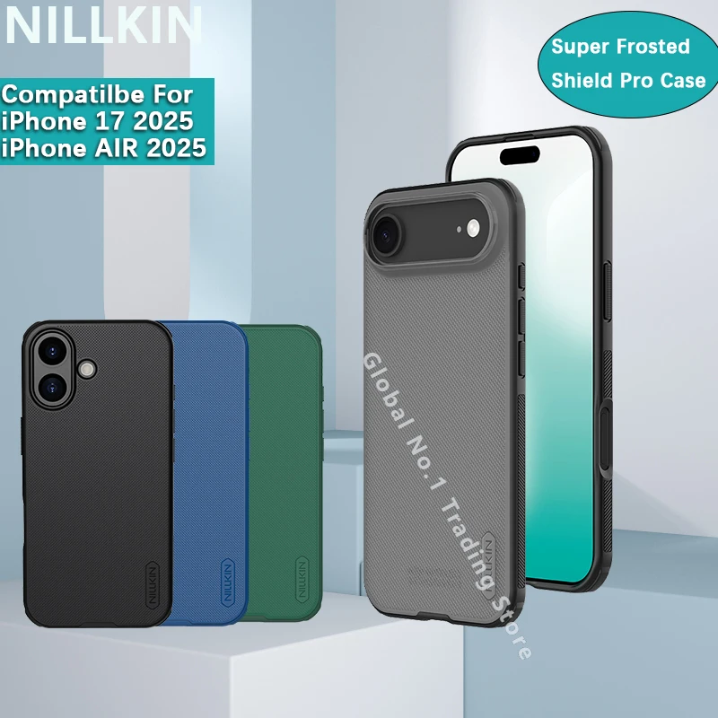 

NILLKIN Compatible For iPhone 17 AIR Case Super Frosted Shield Pro Mobile phone case TPU PC back cover plastic protective Case