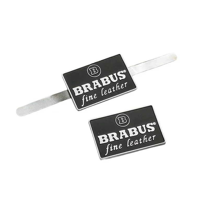 

Square Black Metal Car Emblem for Mercedes Benz to 800 900 (fine Leather) Console Seat Logo Clips & Tape Sticker Fixing Styles