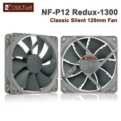 Noctua NF-P12 redux-1300 1700 120mm Computer Case Fan PWM 4Pin 3Pin Silent Temperature control 12cm CPU cooling Fan