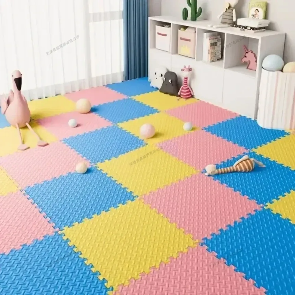 16 шт. детский игровой коврик для детей, мягкий нескользящий водонепроницаемый коврик из пенопласта EVA, многоразовый и моющийся детский коврик для спальни, гостиной