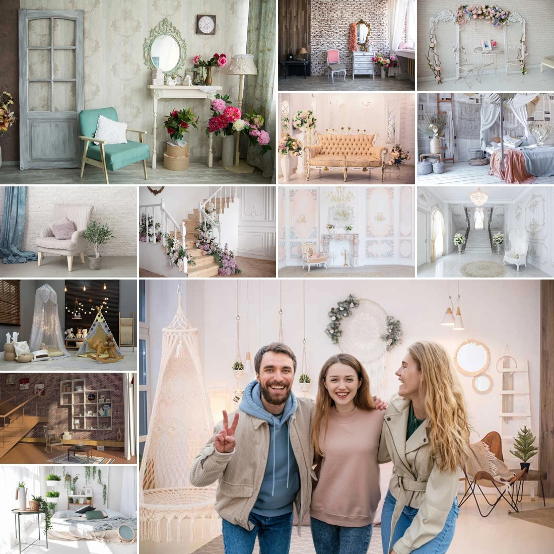 

MOON.QG Nordic Living Room Photography Backgrounds Sun Sofa Light Backdrop Baby Shower Photo Booth Photocall Portrait Poster