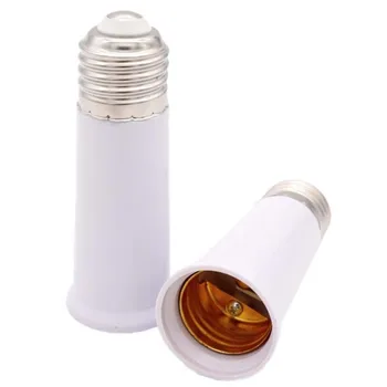 Tube de support de lampe allongé universel E27 à E27, Extension de Base d'ampoule LED, douille de Conversion de tête de lampe 65MM 80MM 95MM 120MM