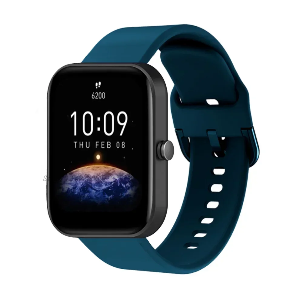 Soft Silicone Colorful Sport Bracelet for Amazfit Bip3 Pro Smart Watch Wristband for Amazfit Bip 3/Bip U/S/Lite/GTS2 GTS4 Mini