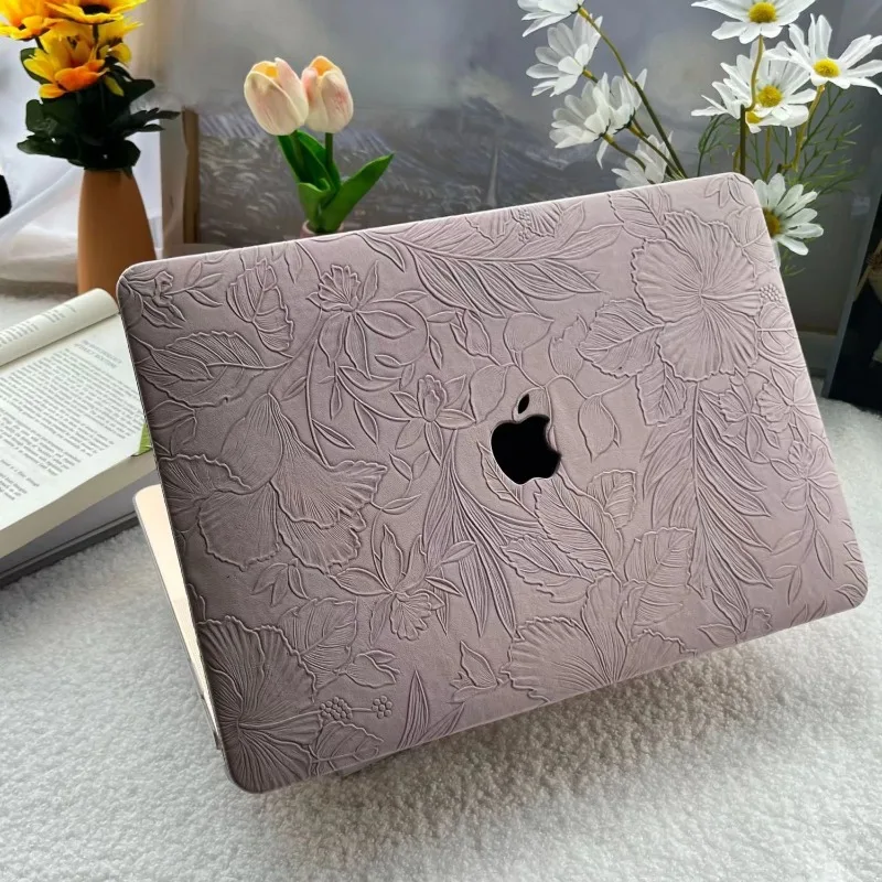 

Подходит для Macbookair, чехол для компьютера, искусственная кожа, ручная работа, ретро Macbookpro, фиолетовый чехол для ноутбука, 13-дюймовый защитный чехол