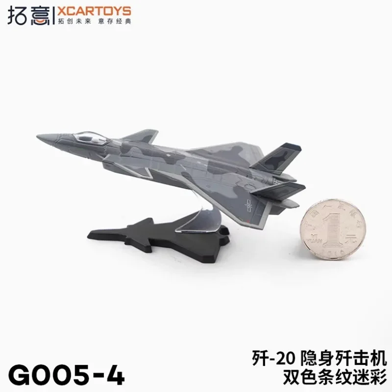 

XCARTOYS 1/200 Miniature Alloy Model Toy Decoration J-20 Stealth Fighter Aircraft Stealth Aircraft Ornament Toy Gift