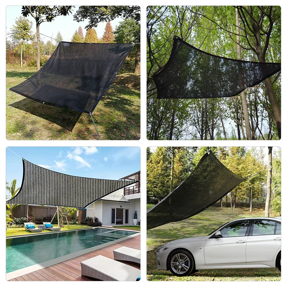 

Large Sunshade Cloth Pe PVC Material Uv Protection Reusable Shade Fabric for Garden Balcony Window Car Plant Sun Blocking Cover