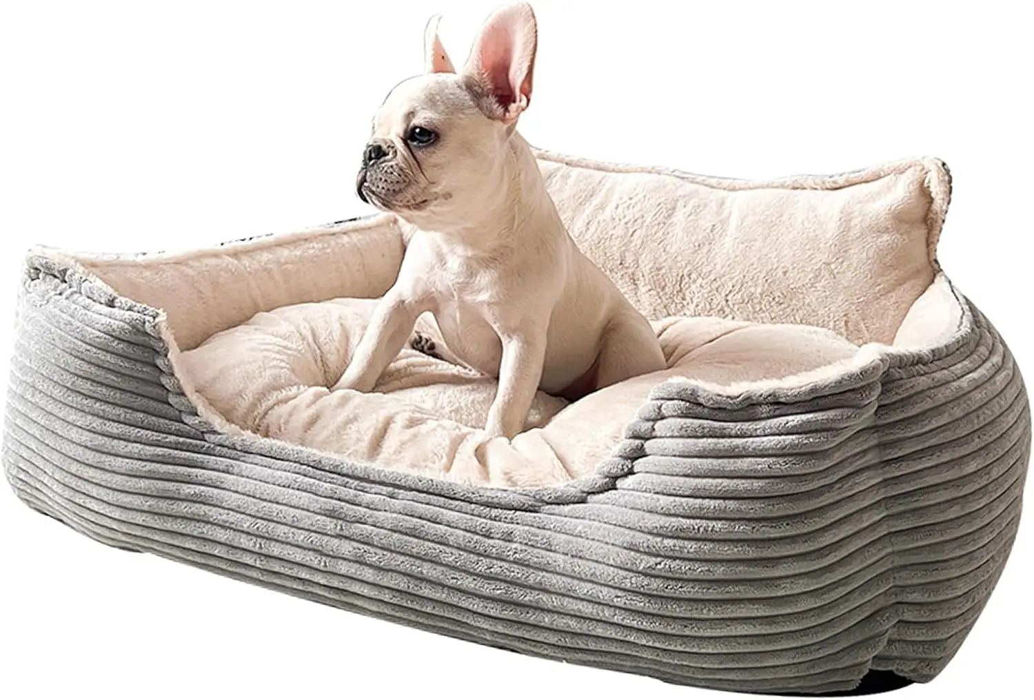 

Corduroys Pet Bed Luxurious Pet Bedding Warm Dog Sofa Pet Hygiene Plush Bed for Comfortable and Styles