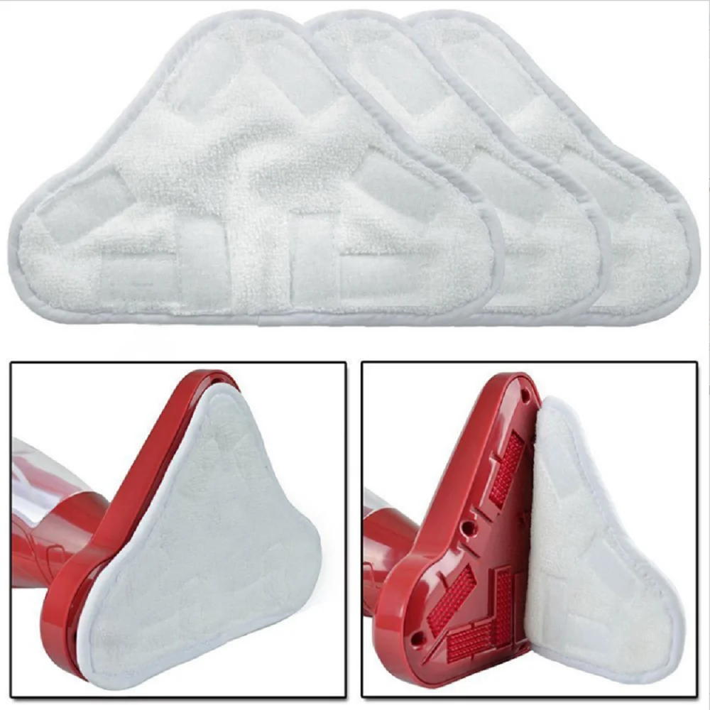 3 pezzi Steam Mop Pad Mop panno lavabile pulito microfibra lavabile Mop Head In Mop panno riutilizzabile per H2O X5 modello 25*18 CM