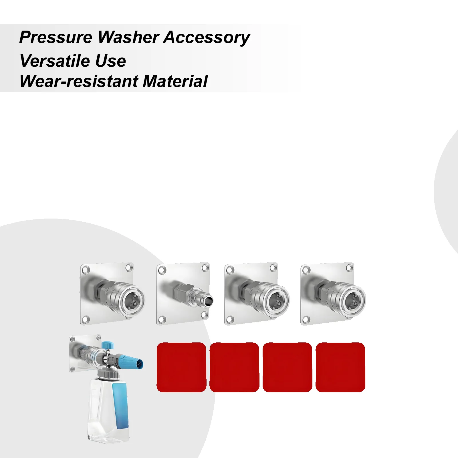 

Pressure Washer Organizer Garage Foam Cannon Rack Wall Mounted Pressure Washer Bracket For Home Garage Car Wash Station Garden